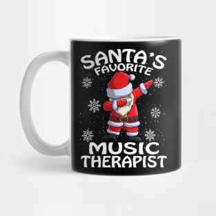 Santas Favorite Music Therapist Christmas Mug